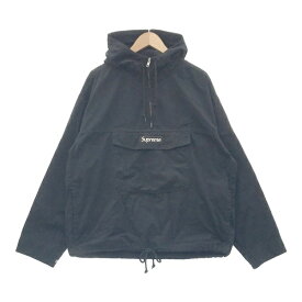 【中古】Supreme シュプリーム コットンユニティアノラックフーディー パーカー Mサイズ スウェット トレーナー メンズ ブラック トップス ★SS2254