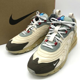 【中古】 ナイキ AIRMAX270 CUCTUS TRAILS CT2864-200 スニーカー シューズ 箱付き 購入明細書 タグ付き メンズ 28.5cm ベージュ系 NIKE 靴 B7424◆