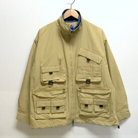 【中古】 is-ness SIERRA DESIGNS シエラデザイン EZ GEAR JACKET ジャケット ブルゾン コラボ 古着 メンズ Mサイズ ブラウン系 イズネス アウター A0398◆