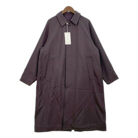 【中古】 YOKE ヨーク REVERSIBLE BAL COLLAR COAT YK21AW0250C リバーシブル バルカラー コート ジャケット メンズ サイズ2 パープル系 ライトアウター DM7141■