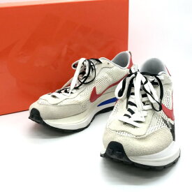 【中古】 NIKE VAPORWAFFLE SACAI スニーカー ヴェイパーワッフル サカイ コラボ 箱付き メンズ 28cm ホワイト ナイキ 靴 B1541◆