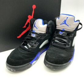 【中古】 NIKE JORDAN BRAND AIR JORDAN 5 RETRO BLACK RACER BLUE REFLECT エアジョーダン 5 メンズ サイズ29.0 マルチカラー系 ナイキ 靴 B8477◆