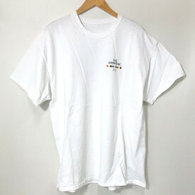 【中古】 PEACEMINUSONS×FragmentDesign Tee フラグメントデザイン コラボ Tシャツ カットソー メンズ XLサイズ ホワイト系 ピースマイナスワン トップス A2568◆