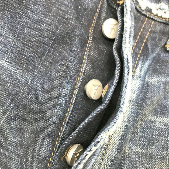 楽天市場】【中古】 FAGASSENT 刀雅 クラッシュ加工 ストレッチデニム