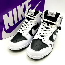 【中古】 Supreme × Nike SB Dunk High By Any Means White Black DN3741-002 スニーカー メンズ サイズ27cm ホワイト ブラック ナイキ 靴 B2828◆