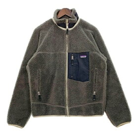 【中古】 パタゴニア Classic Retro-X Jacket 23055F7 クラシック レトロX フリースジャケット アウトドア 古着 メンズ Sサイズ チャコールグレー patagonia アウター DM9831■