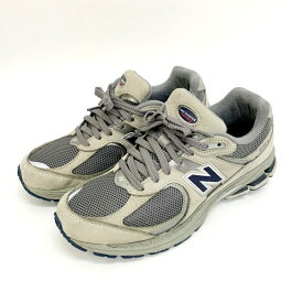 【中古】ニューバランス ML2002RA スニーカー シューズ メッシュ スエード ランニング スポーツ メンズ 26cm グレー New Balance 靴 DF10501■