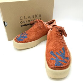 【中古】 Salehe Bembury for Clarks Originals クラークス サレへベンバリー Lugger Cupsole シューズ メンズ 26.5cm 箱 オレンジ クラークス 靴 B3850◆