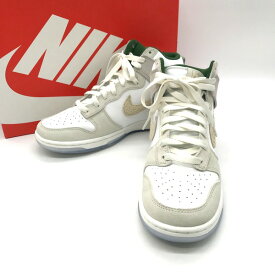 【中古】 NIKE DUNK HIGH PRM FD0776-100 スニーカー ハイカット カジュアル シューズ ビンテージスタイル メンズ 27.5 ホワイト ナイキ 靴 B3845◆