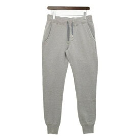 【中古】AKM SWEAT PANTS スウェットパンツ イージーパンツ 裏毛 カジュアル 日本製 メンズ Sサイズ グレー エイケイエム ズボン DM10868■