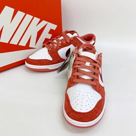 【中古】NIKE W DUNK LOW VDAY VALENTINE'S DAY FQ7056-100 ダンク ロー バレンタイン パック スニーカー 新品同様 箱付き 男女兼用 26.5cm レッド ホワイト ナイキ 靴 DF10772■