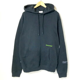 【中古】 MONCLER × FRGMT I209U8G00007 HOODIE SWEAT パーカー スエット 裏起毛 長袖 カジュアル メンズ Lサイズ ブラック モンクレール トップス A3976◆