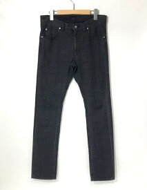 【中古】 Vivienne Westwood MAN パンツ チェック 古着 オーブ メンズ 44 Sサイズ相当 ブラック ヴィヴィアンウエストウッド ボトム A4184◆