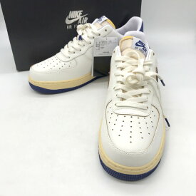 【中古】 NIKE WMNS AIR FORCE1 '07 FQ8103-133 エアフォース1 スニーカー 新品同様 箱付き タグ付 メンズ 29cm ホワイトxブルー ナイキ 靴 B4172◆