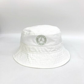 【中古】NIKE JORDAN UNION Bucket Hat DX6483-100 バケットハット コットン ロゴ刺繍 メンズ L/XL ホワイト ナイキ ジョーダン ユニオン 帽子 DF11246■