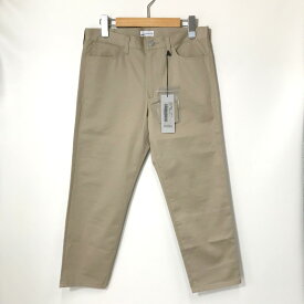 【中古】 LAD MUSICIAN GABARDINE SLIM CROPPED 2114-508 クロップド テーパードタイトパンツ 撥水 スリム ズボン タグ付き メンズ 44 Mサイズ相当 ベージュ ラッドミュージシャン ボトム A4210◆