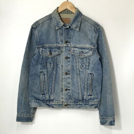 【中古】 LEVIS デニムジャケット ジージャン 古着 90年代 オールド USA ゆったり 赤ラベル アメカジ メンズ 38R Sサイズ相当 インディゴ リーバイス アウター A4365◆