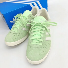【中古】adidas GAZELLE 85 ガゼル IG6222 サプライヤーカラー スニーカー シューズ 美品 箱付き メンズ 27cm グリーン アディダス 靴 DF11577■