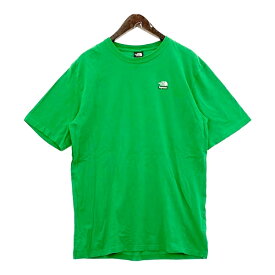 【中古】Supreme THE NORTH FACE 21AW Mountains Tee NT521011 Tシャツ 半袖 カットソー プリント メンズ Lサイズ グリーン シュプリーム ノースフェイス トップス DM12059■