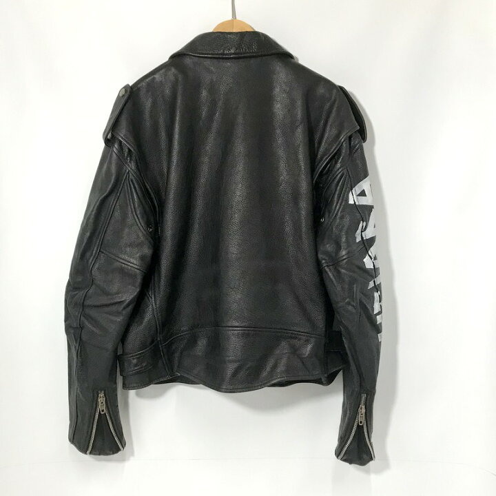 楽天市場】【中古】 BALENCIAGA レザーライダースジャケット USED加工 