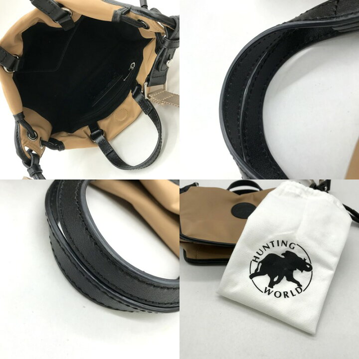 楽天市場】【中古】 HUNTING WORLD ミニ ハンドバッグ ショルダー 