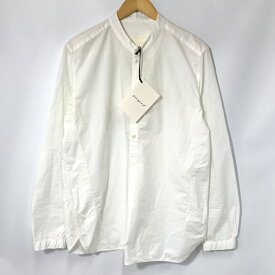 【中古】 toogood THE BOTANIST SHIRT プルオーバー 長袖 シャツ ボックスシルエット 無地 シンプル カジュアル 古着 メンズ サイズ4 Sサイズ相当 ホワイト トゥーグッド トップス A13255◆
