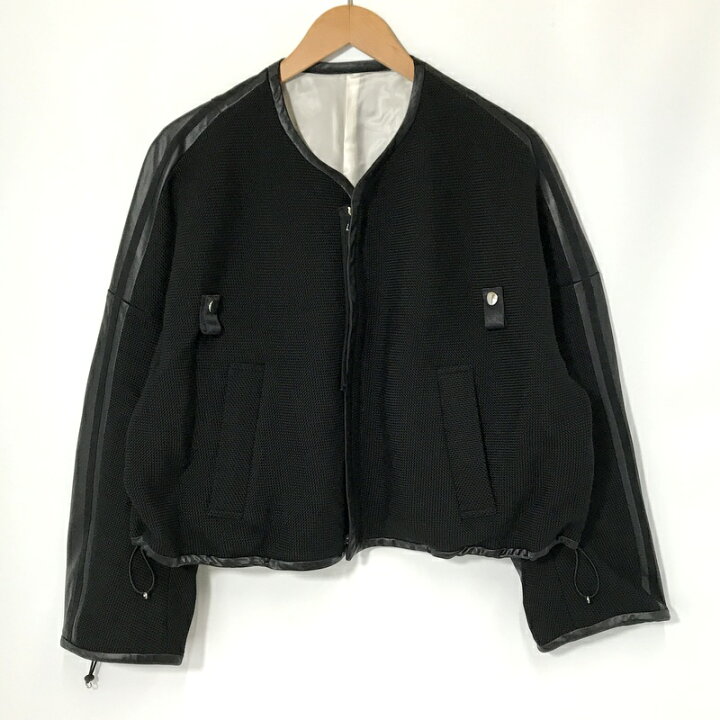 楽天市場】【中古】 bajra ノーカラーブルゾン 美品 154UJ02 素材切替 