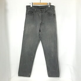 【中古】 Levi's デニムパンツ 549 068 95706-1 ジーンズ Gパン レザータブ DENIM PANTS カジュアル 古着 メンズ W34 L34 グレー リーバイス ボトムス A13669◆