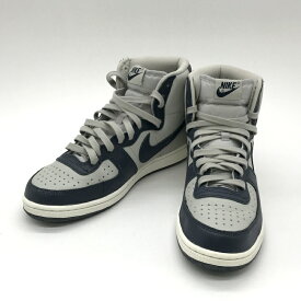 【中古】 NIKE TERMINATOR HIGH スニーカー FB1832-001 ハイカット シューズ ターミネーター カジュアル メンズ 27cm グレー ネイビー ナイキ 靴 B13961◆