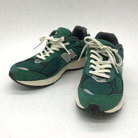 【中古】 New Balance ニューバランス スニーカー M2002RHB メンズ 27cm グリーン 靴 B14182◆