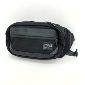 【中古】Manhattan Portage BLACK LABEL マンハッタンポーテージ ブラックレーベル ハーストウエストバッグ TWCH 3306JP ボディバッグ ポーチ カバン メンズ ブラック 鞄 DF16314■