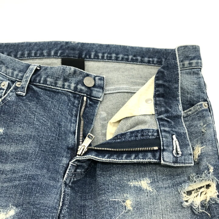 楽天市場】【中古】 AKM エーケーエム デニムパンツ ダメージ加工 