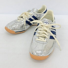 【中古】adidas アディダス スニーカー シューズ ローカット SL 72 OG JH8654 レディース 24.5cm シルバー 靴 IF16265■