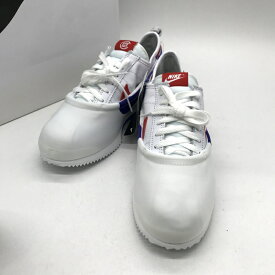 【中古】 CLOT Nike Cortez クロット ナイキ スニーカー White and Game Royal DZ3239-100 コルテッツ 27cm ホワイト 靴 B14541◆