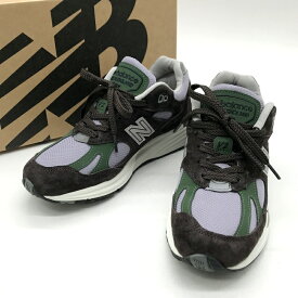【中古】 New Balance ニューバランス スニーカー U991BP2 レディース 24cm ブラウン 靴 B14573◆