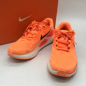 【中古】 NIKE ナイキ スニーカー ランニングシューズ HJ1102-800 ストラクチャー26 ジョギングシューズ 28cm オレンジ 靴 B14637◆