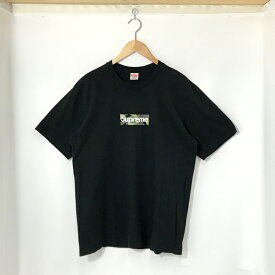 【中古】 Supreme シュプリーム Tシャツ 半袖 カットソー Box Logo Tee Lサイズ ブラック トップス A14738◆