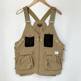NANGA ナンガ フィールドベスト NW2211-1E223 メンズ Mサイズ ベージュ アウター A14920◆