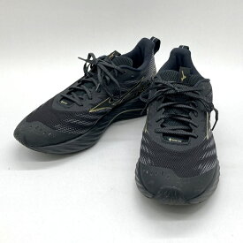 MIZUNO ミズノ スニーカー WAVE RIDER GTX 2 J1GC248201 メンズ 27cm ブラック 靴 B14904◆