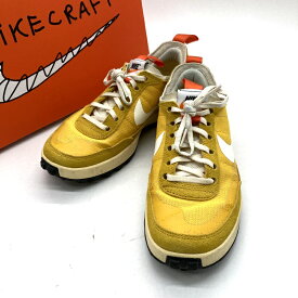 【中古】 Tom Sachs NikeCraft トムサックス ナイキクラフト スニーカー DA6672-700 ウィメンズ ジェネラル パーパス シュー メンズ 25cm イエロー 靴 B14907◆
