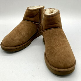 【中古】 UGG アグ ムートンブーツ CLASSIC MINI クラシック ミニ 1002072 メンズ 26cm ブラウン 靴 B15199◆