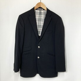 【中古】 Burberry Black Label バーバリー ブラックレーベル テーラードジャケット BME51-400-29 メンズ Mサイズ ブラック アウター A15251◆