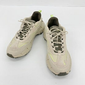 【中古】Reebok リーボック スニーカー シューズ ローカット ジグ キネティカ 2.5 エッジ ZIG KINETICA 2.5 EDG BEIGE メンズ 27cm ベージュ 靴 DF17492■