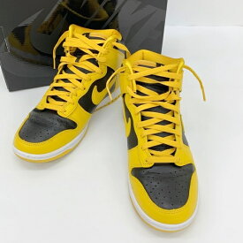 【中古】NIKE ナイキ スニーカー シューズ DUNK HIGH RETRO PRM Wu-Tang Clan HJ4320-001 メンズ 27cm black pollen-white 靴 DF17473■