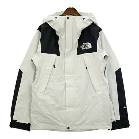 【中古】THE NORTH FACE ノースフェイス マウンテンジャケット フーディー ブルゾン MOUNTAIN LITE JACKET NP62101R メンズ Mサイズ ホワイト アウター DM17691■