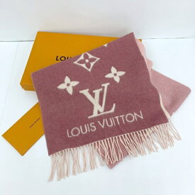 【中古】LOUIS VUITTON ルイヴィトン レイキャビック グラディエント グラデーション マフラー ストール M77375 レディース ローズクレール 服飾小物 DF17730■