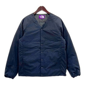 【中古】THE NORTH FACE PURPLE LABEL ノースフェイスパープルレーベル ダウンカーディガン ジャケット ND2059N レディース Mサイズ ブラック系 アウター DL17570■