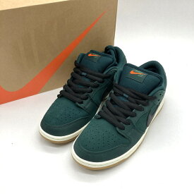 【中古】 NIKE SB ナイキ スニーカー　Dunk Low Pro ISO Deep Fir FJ1674-300 ディープ ファー メンズ 28cm グリーン 靴 B15573◆