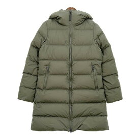 【中古】THE NORTH FACE ノースフェイス ウィンドストッパーダウンシェルコート ブルゾン NDW91964 レディース Mサイズ カーキ アウター DL17860■