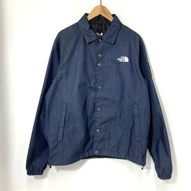 【中古】 THE NORTH FACE ザノースフェイス デニムコーチジャケット NP12042 メンズ Lサイズ インディゴ アウター A15644◆